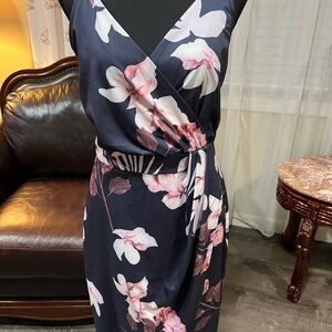 Floral High Low Dress